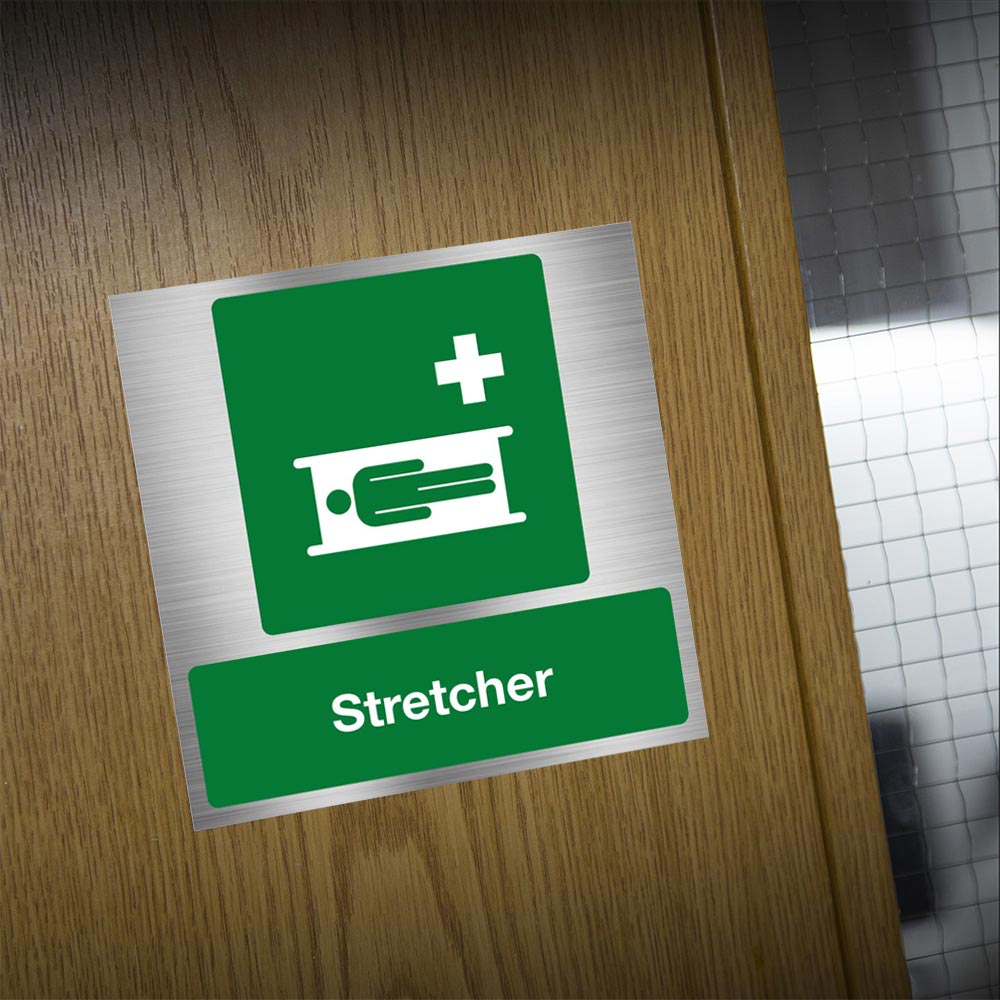 Emergency Stretcher Sign First Aid & Safety Signbox